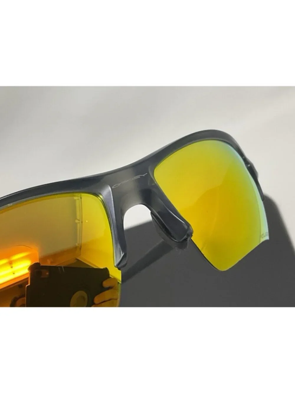Oakley FLAK 2.0 XL OO9188-10 Wrap Sunglasses Matte Smoke Gray W/ Fire Iridium